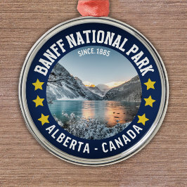 Banff National Park Alberta Canada Ornament Aus Metall