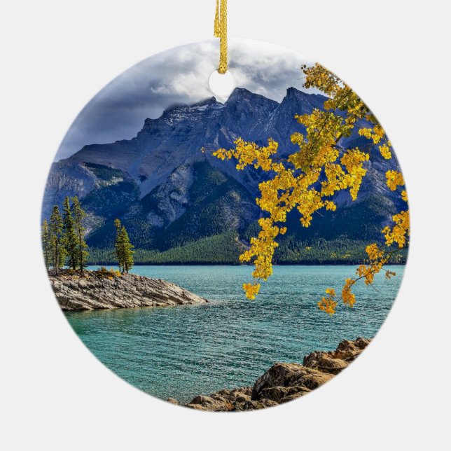 Banff National Park, Alberta, Kanada Keramik Ornament (Hinten)