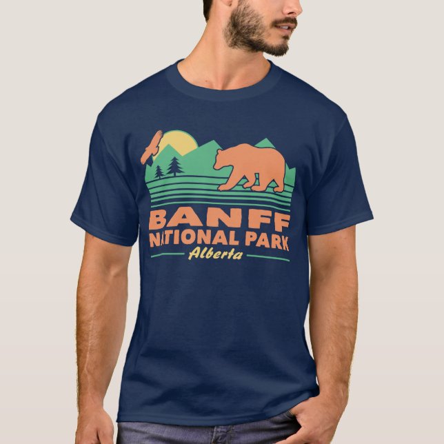 Banff National Park Bear T-Shirt (Vorderseite)