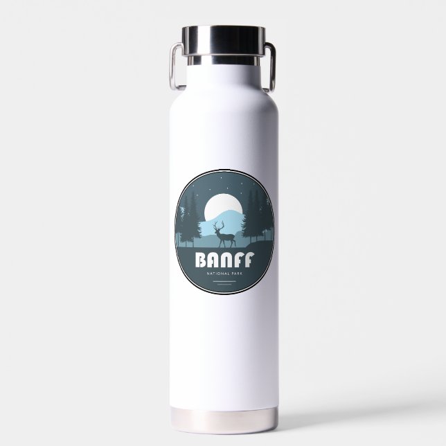 Banff National Park Deer Trinkflasche (Vorne)