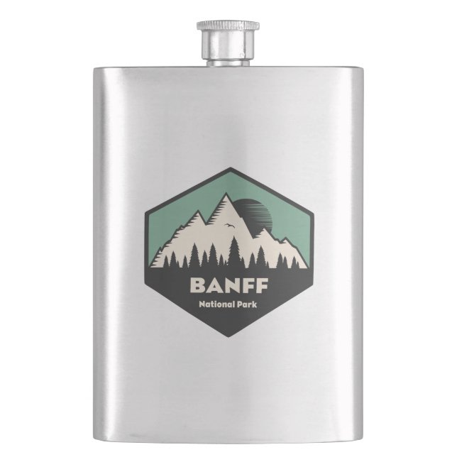 Banff National Park Flachmann (Vorderseite)