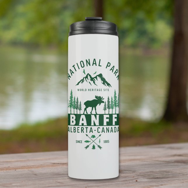 Banff National Park Forest Landscape Thermosbecher (Von Creator hochgeladen)