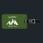 Banff National Park Gepäckanhänger<br><div class="desc">Mit Sehenswürdigkeiten wie Lake Louise und Moraine Bow Banff National Park In Alberta ist Kanadas ältester Nationalpark und wurde 1885 gegründet.</div>