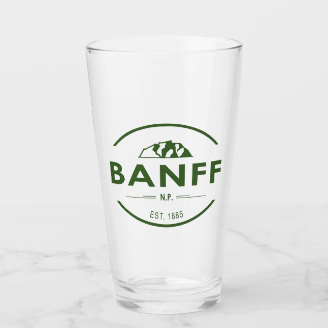 Banff National Park Glas (Vorderseite)