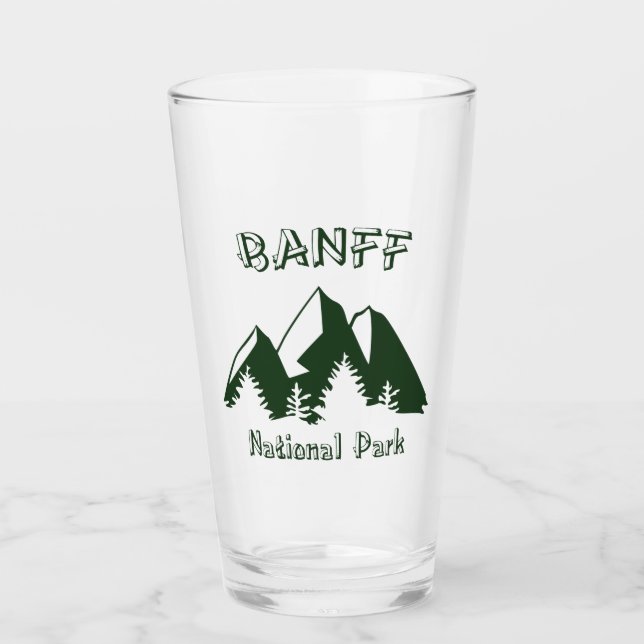 Banff National Park Glas (Vorderseite)