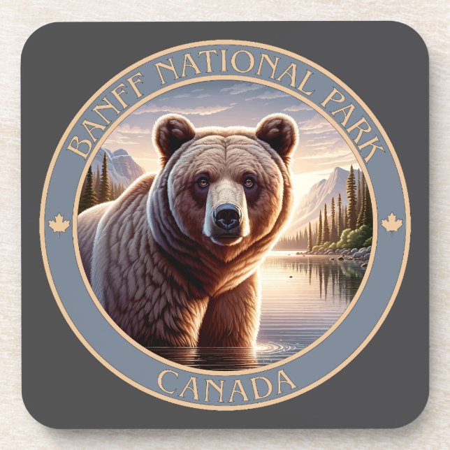 Banff National Park Kanada Getränkeuntersetzer (Vorderseite)