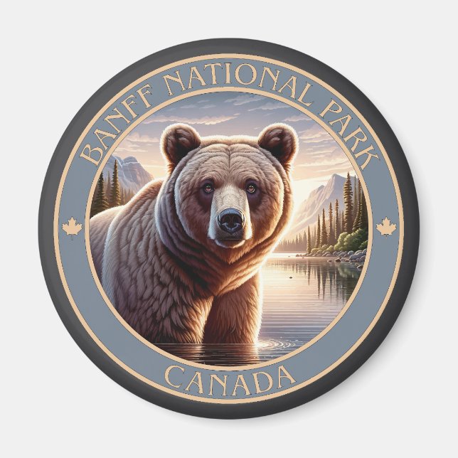 Banff National Park Kanada Magnet (Vorne)