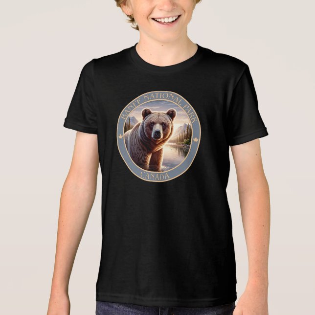 Banff National Park Kanada Tri-Blend Shirt (Vorderseite)