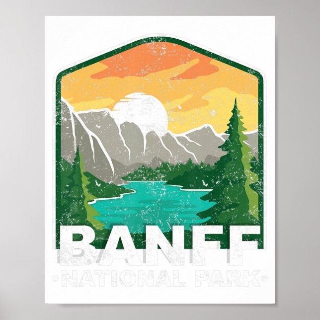 Banff National Park Lake Louise Canada Vintag Poster (Vorne)