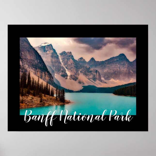 Banff National Park Lake Poster (Vorne)