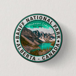 Banff National Park Moraine Lake Alberta Kanada Button