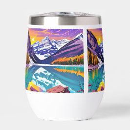 Banff National Park Retro Poster Art