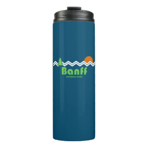 Banff National Park Retro Thermosbecher
