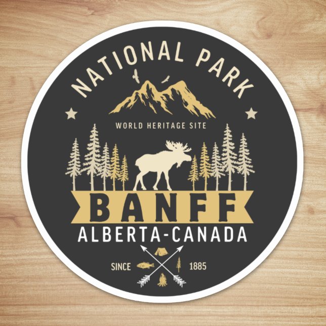Banff National Park World Heritage Site Aufkleber (Von Creator hochgeladen)