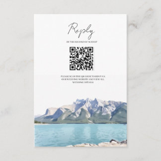 Banff-Nationalpark - Antwortkarte RSVP Karte