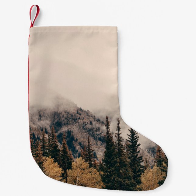 Banff Nationalpark nebelige Berge und Wälder in  Kleiner Weihnachtsstrumpf (Vorderseite)