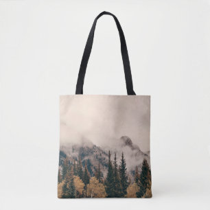 Banff Nationalpark nebelige Berge und Wälder in Tasche