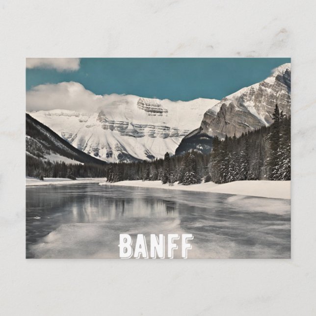 Banff Postkarte (Vorderseite)