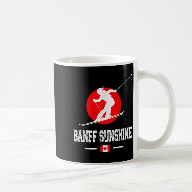 Banff Sunshine Canada Ski Resort Rocky Mountains S Kaffeetasse (Rechts)
