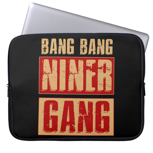 Bang Bang Niner Gang Laptopschutzhülle (Vorderseite)