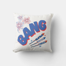 BANG coussin / Fête de l'Indépendance /4 juillet