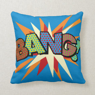 BANG KA-POW Cooles Modernes Comic Pop Kunst Kissen