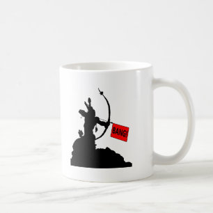 "BANG!" Pfeil Lustiger Becher Kaffeetasse