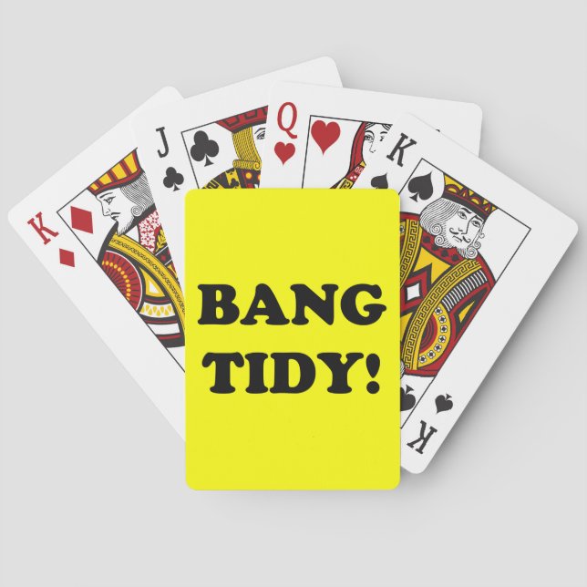 "BANG TIDY!" SPIELKARTEN (Rückseite)