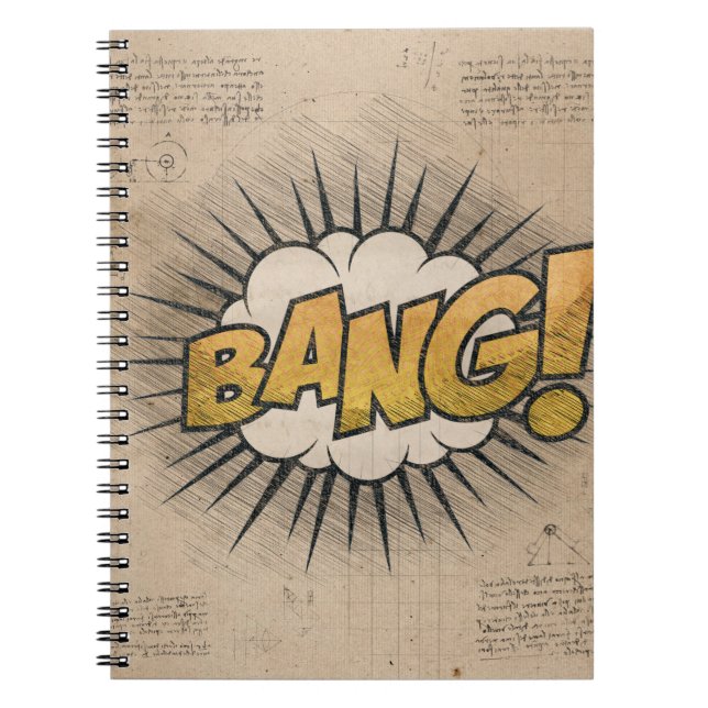 BANG! Vintages Comic Buch Steampunk Pop Kunst (Vorderseite)