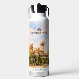 Bangalore Palast Indien Aquarell Reiseerinnerung Trinkflasche