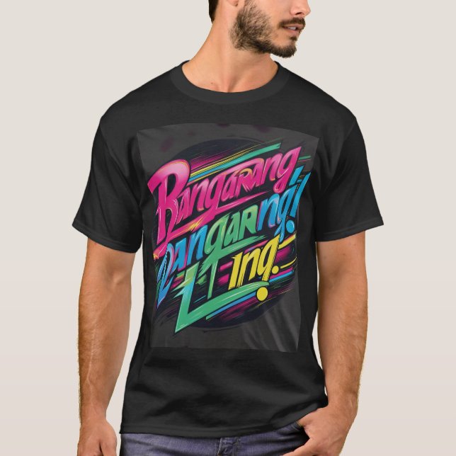 Bangarang ! T-shirt d'art de rue Bold (Devant)