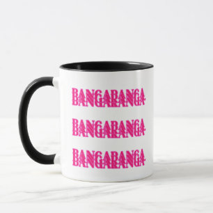 Bangaranga Song Lyric Word (Hot Pink) Tasse