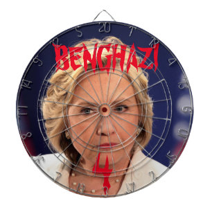 BANGHAZI 4 HILLARY DARTBOARD DARTSCHEIBE