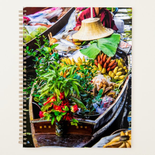 Bangkok | Floating Market Planer (Vorderseite)