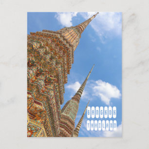 Bangkok in Thailand Feiertagspostkarte