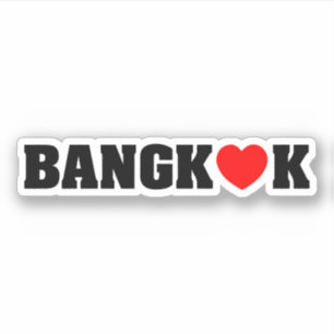 BANGKOK-LIEBE AUFKLEBER