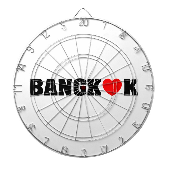 BANGKOK-LIEBE DARTSCHEIBE (vorne)