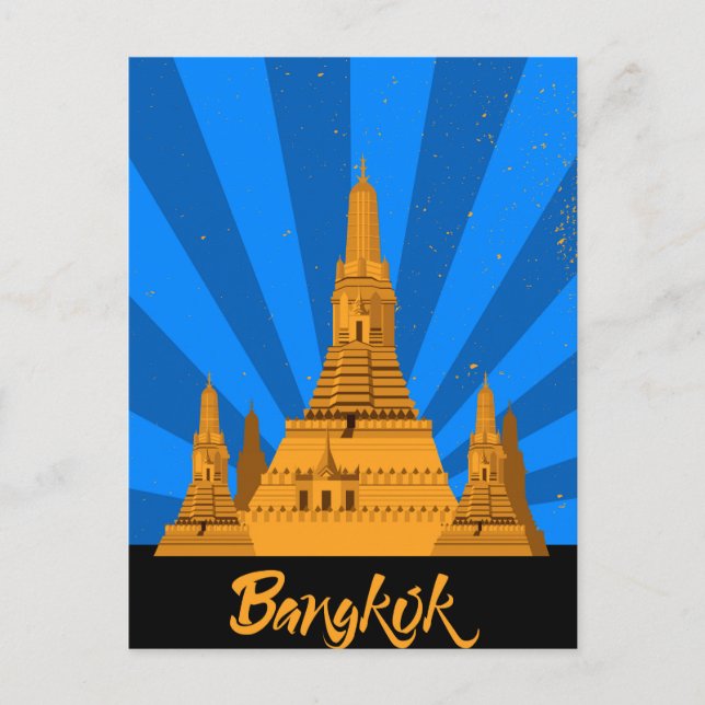 Bangkok Postkarte (Vorderseite)