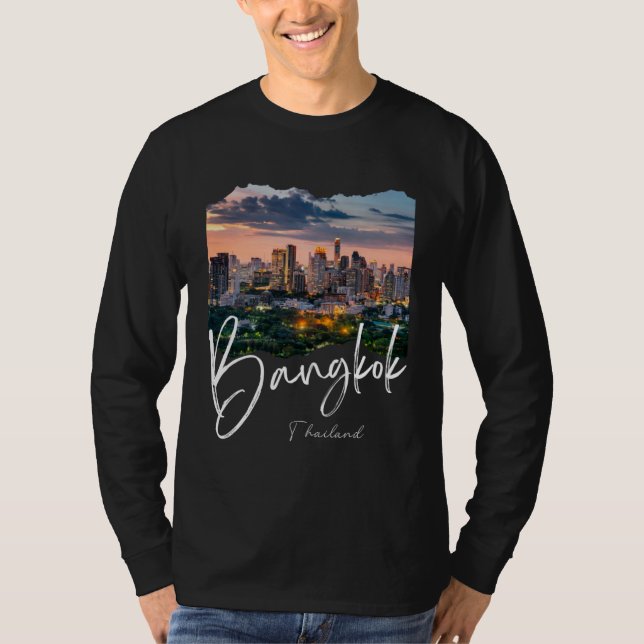 Bangkok Souvenir Bangkok At Night T-Shirt (Vorderseite)