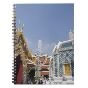 Bangkok, Thailand. Bangkoks Grand Palace Notizblock