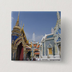 Bangkok, Thailand. Bangkoks Großer Palast Button