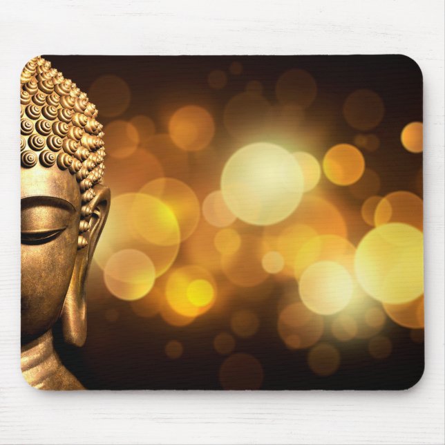 Bangkok, Thailand | Gold Buddha Mousepad (Vorne)