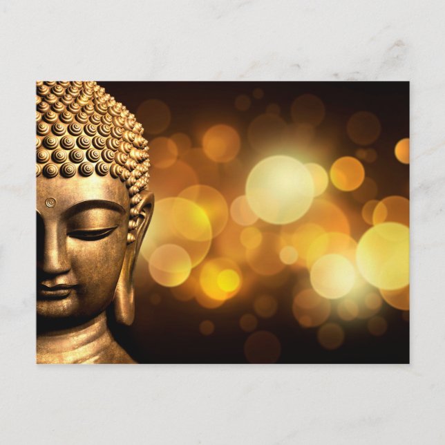 Bangkok, Thailand | Gold Buddha Postkarte (Vorderseite)