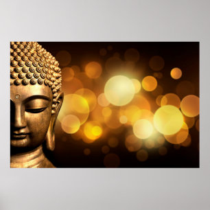 Bangkok, Thailand Goldener Buddha Poster