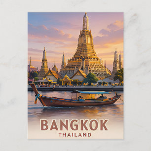 Bangkok Thailand Historische und städtische Erkund Postkarte