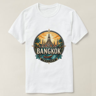 Bangkok Thailand Luxustempel-Skyline T-Shirt