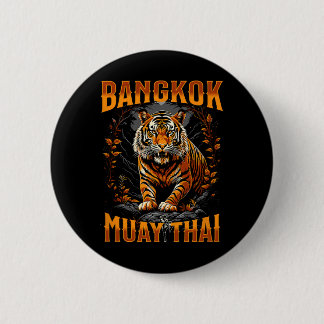 Bangkok Thailand Muay Thai Kampfsport Kickboxen Button