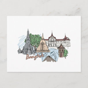 Bangkok - Thailand.png Postkarte