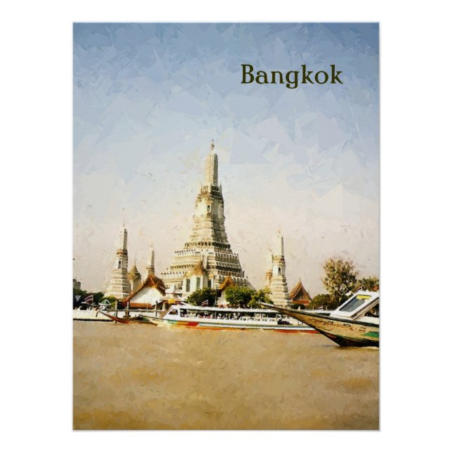 Bangkok, Thailand Poster (Vorderseite)
