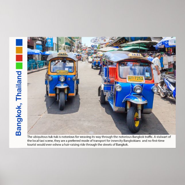 Bangkok, Thailand Poster (Vorne)